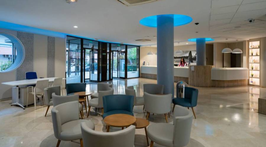 Lobby van het hotel receptie