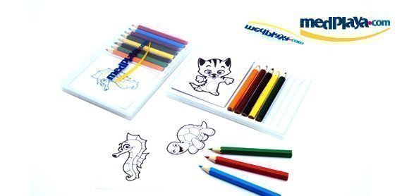 medplaya - amigo card - notitieboekje met potloden