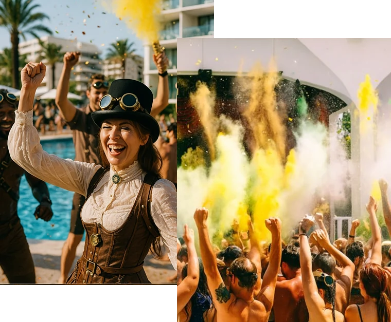 Unieke thematische feesten in de MedPlaya-hotels